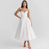 Robe de Soirée Chic en Tissu Lisse Haut de Gamme