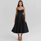 Robe de Soirée Chic en Tissu Lisse Haut de Gamme