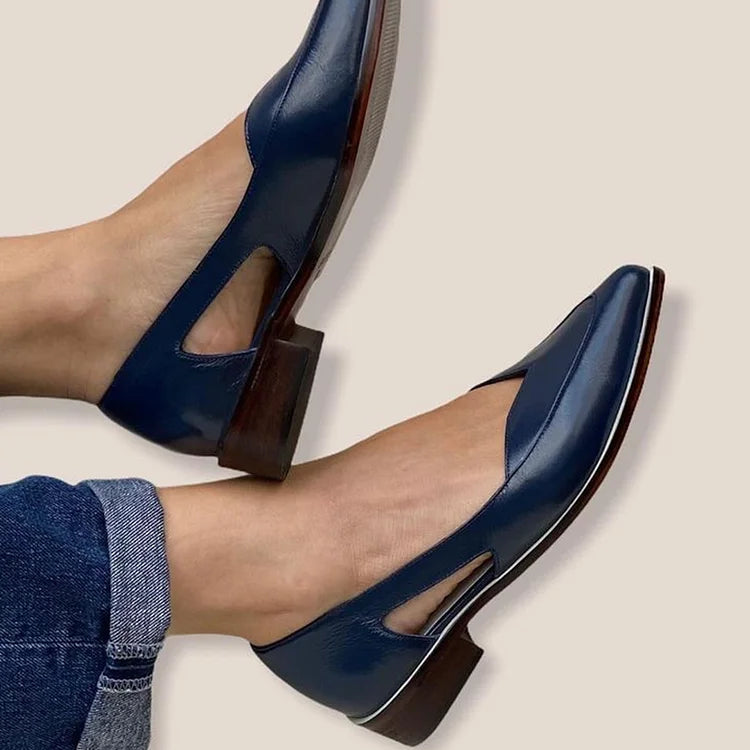 Ballerines Femme Découpe Latérale