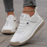 Basket femme en toile beige style mocassin