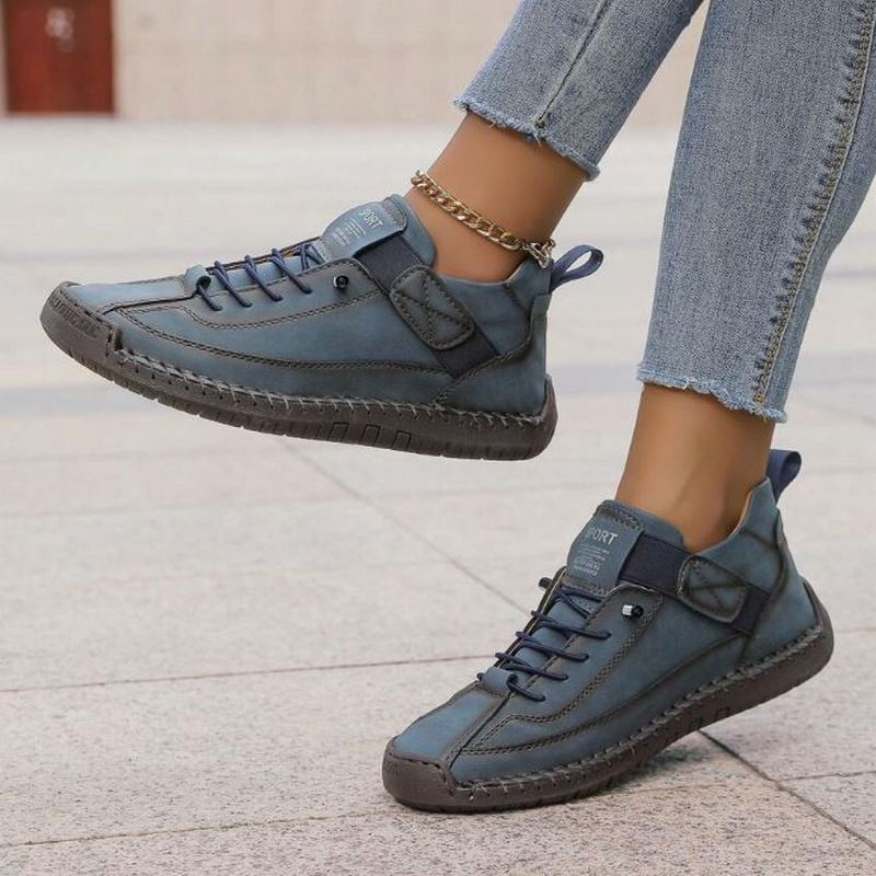 Baskets orthopédiques femme confort semelle ergonomique scratch