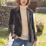 Blazer Velours Femme Vintage