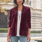 Blazer Velours Femme Vintage