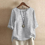 Blouse Fleurie Femme Coupe Ample Motif Vintage