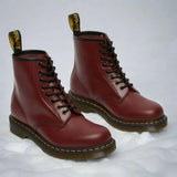 Bottines à lacets unisexe en similicuir