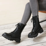 Bottines Militaires Femme à Lacets