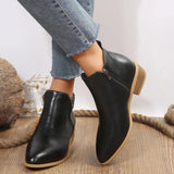 Bottines orthopédiques confort femme talon bloc