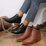 Bottines orthopédiques confort femme talon bloc