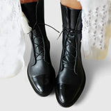 Bottines orthopédiques femme confort - Noir