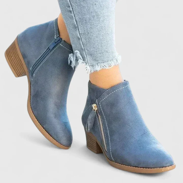 Bottines orthopédiques femme à talon