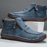 Chaussures orthopédiques homme ergonomiques confort - Bleu