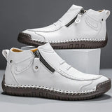 Chaussures orthopédiques homme ergonomiques confort - Blanc