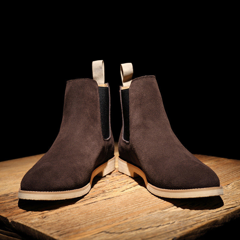 Chelsea Boots Homme en Daim