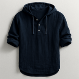Chemise à capuche en lin léger