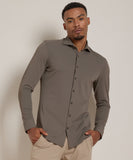 Chemise homme stretch regular fit manches longues smart casual