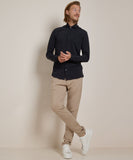 Chemise homme stretch regular fit manches longues smart casual