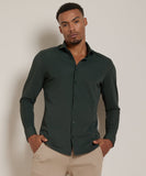Chemise homme stretch regular fit manches longues smart casual