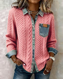 Chemise manches longues femme coupe ajustée