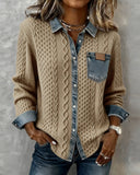 Chemise manches longues femme coupe ajustée