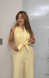 Combinaison femme fluide taille marquée