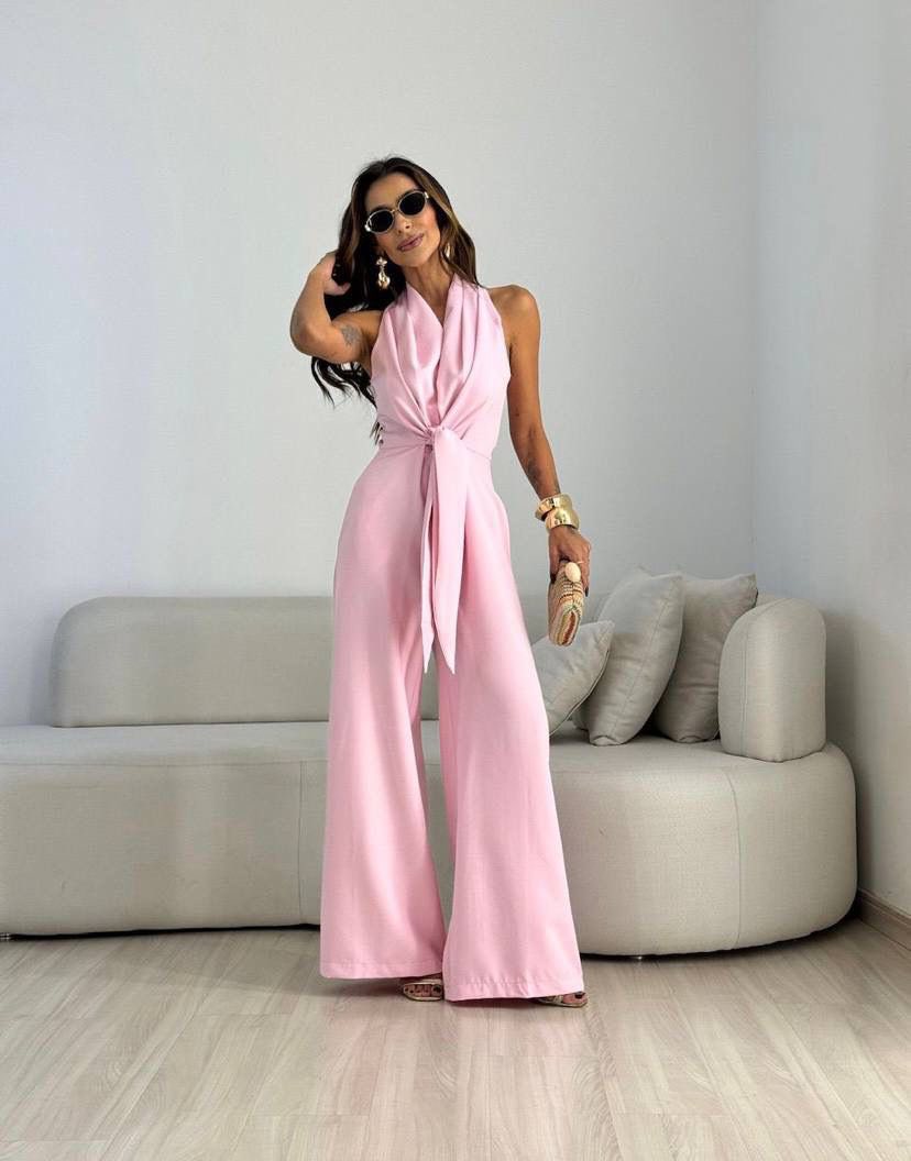 Combinaison femme fluide taille marquée