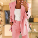 Ensemble 2 pièces femme chic - Rose