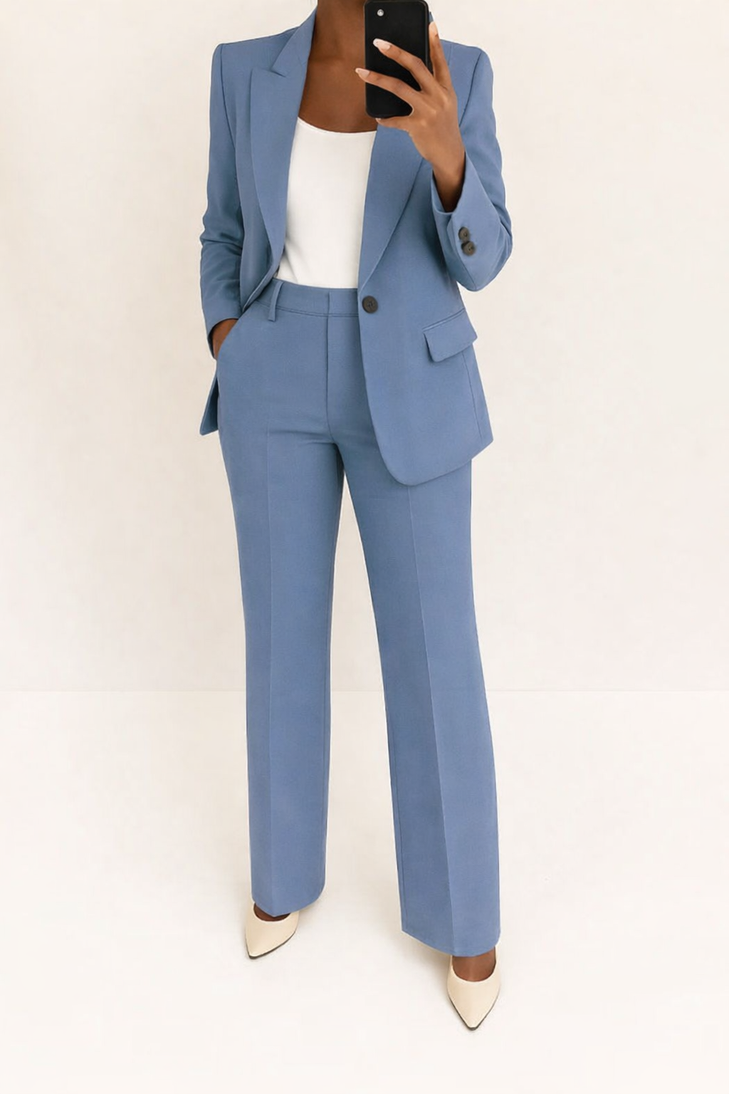 Ensemble Tailleur Blazer et Pantalon Femme