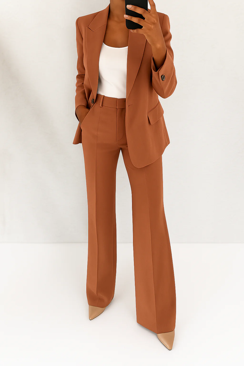 Ensemble Tailleur Blazer et Pantalon Femme