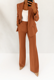 Ensemble Tailleur Blazer et Pantalon Femme