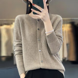 Gilet boutonné femme cardigan doux