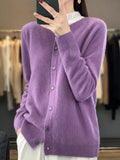 Gilet boutonné femme cardigan doux