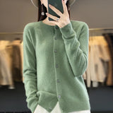 Gilet boutonné femme cardigan doux