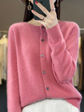 Gilet boutonné femme cardigan doux