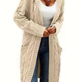 Gilet en maille sans col pour femme