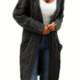 Gilet en maille sans col pour femme