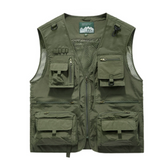 Gilet léger sans manches multi-poches homme pour randonnée