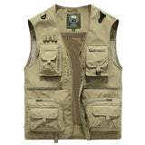Gilet léger sans manches multi-poches homme pour randonnée