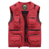 Gilet léger sans manches multi-poches homme pour randonnée