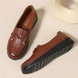Mocassins Femme Cuir Orthopédiques Confort