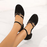 Mocassins Femme Bout Rond Talon Bas
