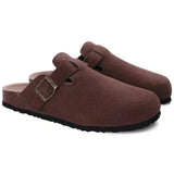 Mules Confort Homme Semelle Robuste - Bordeaux