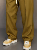 Pantalon Chino Homme Taille Réglable Pli Avant