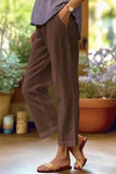 Pantalon droit léger femme fluide été