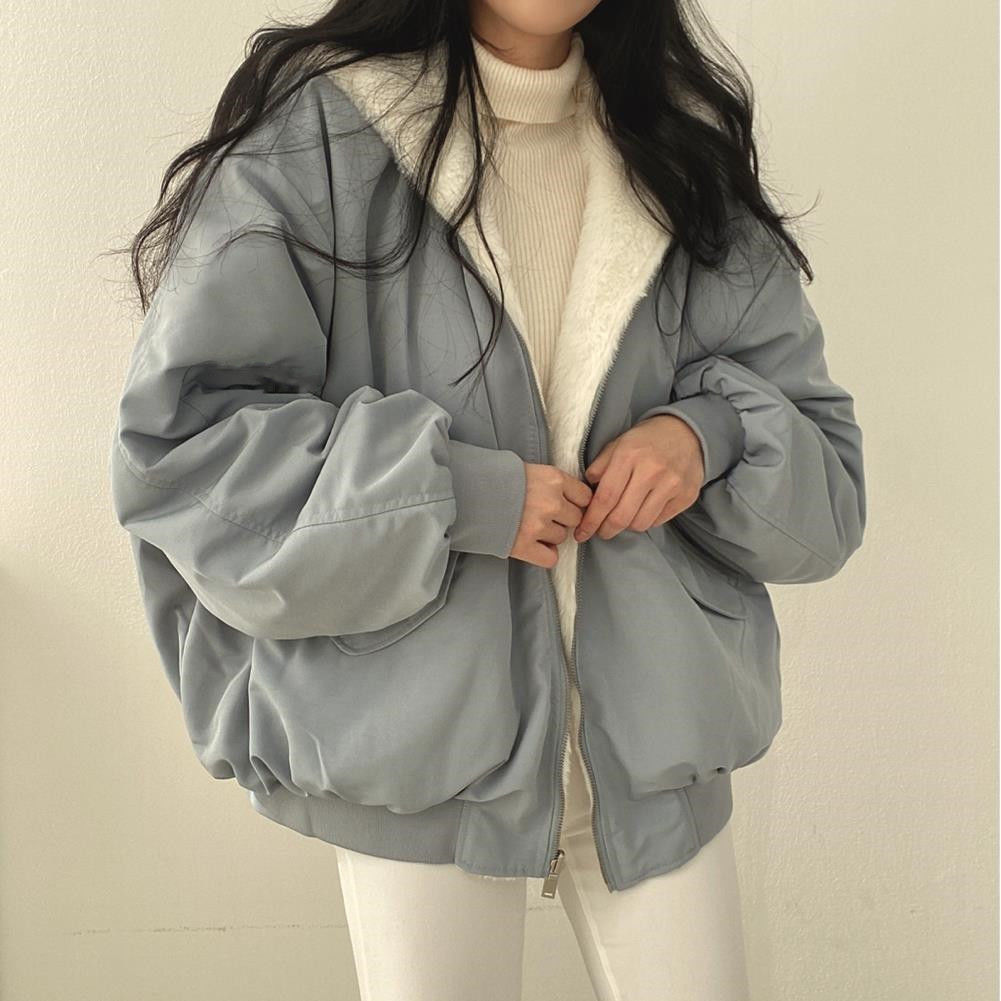 Parka d'hiver à capuche zippée pour femme