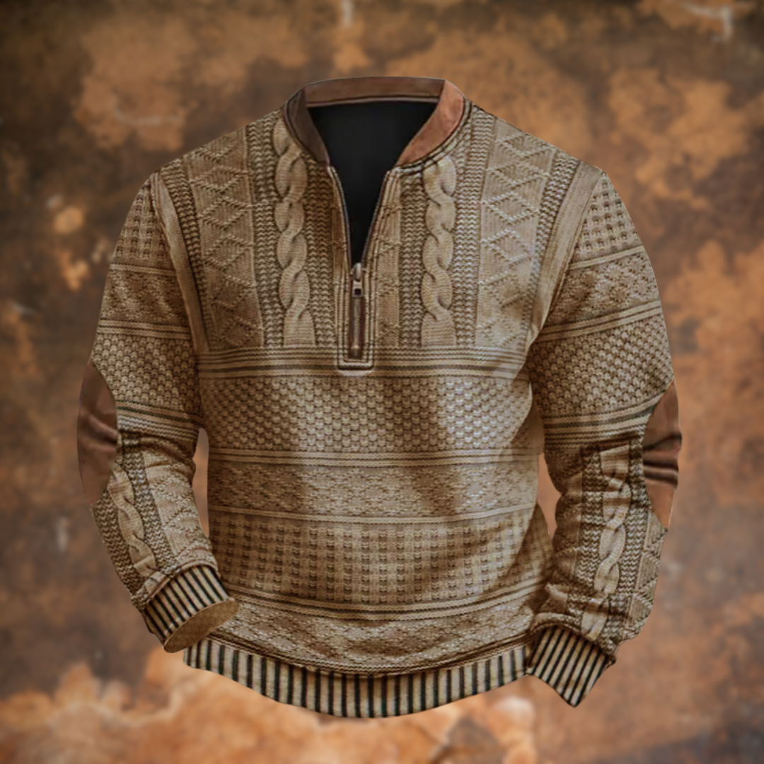 Polo Homme Coupe Moderne en Coton Automne - Beige