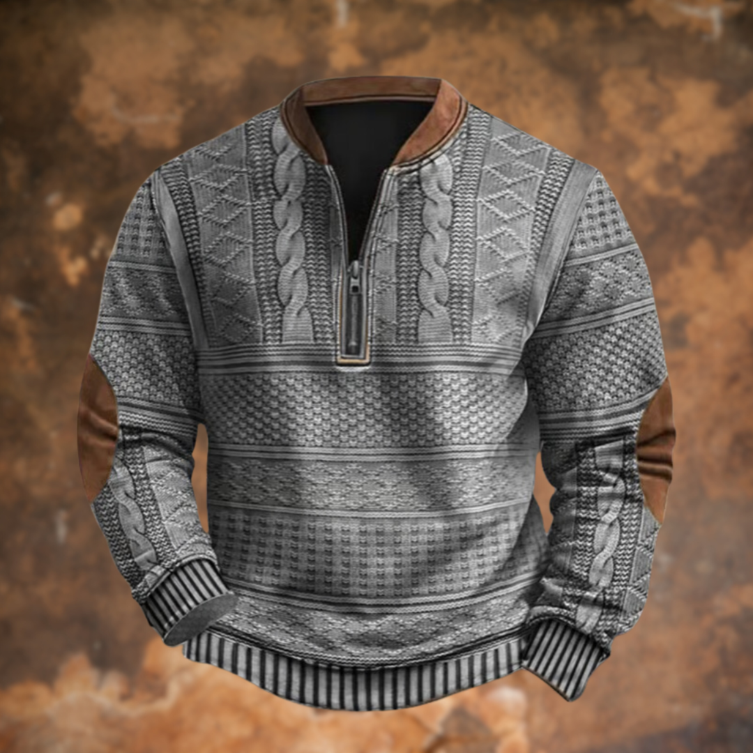 Polo Homme Coupe Moderne en Coton Automne - Gris