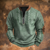 Polo Homme Coupe Moderne en Coton Automne - Vert