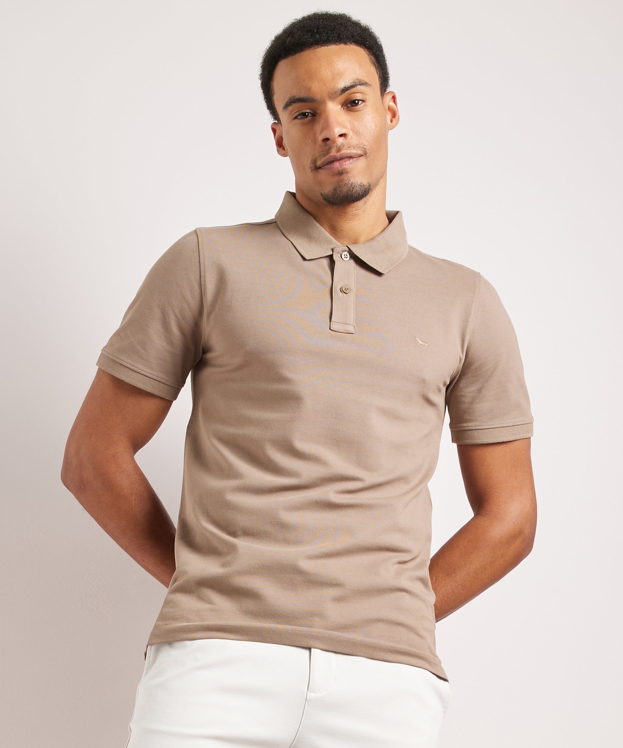 Polo homme slim fit stretch