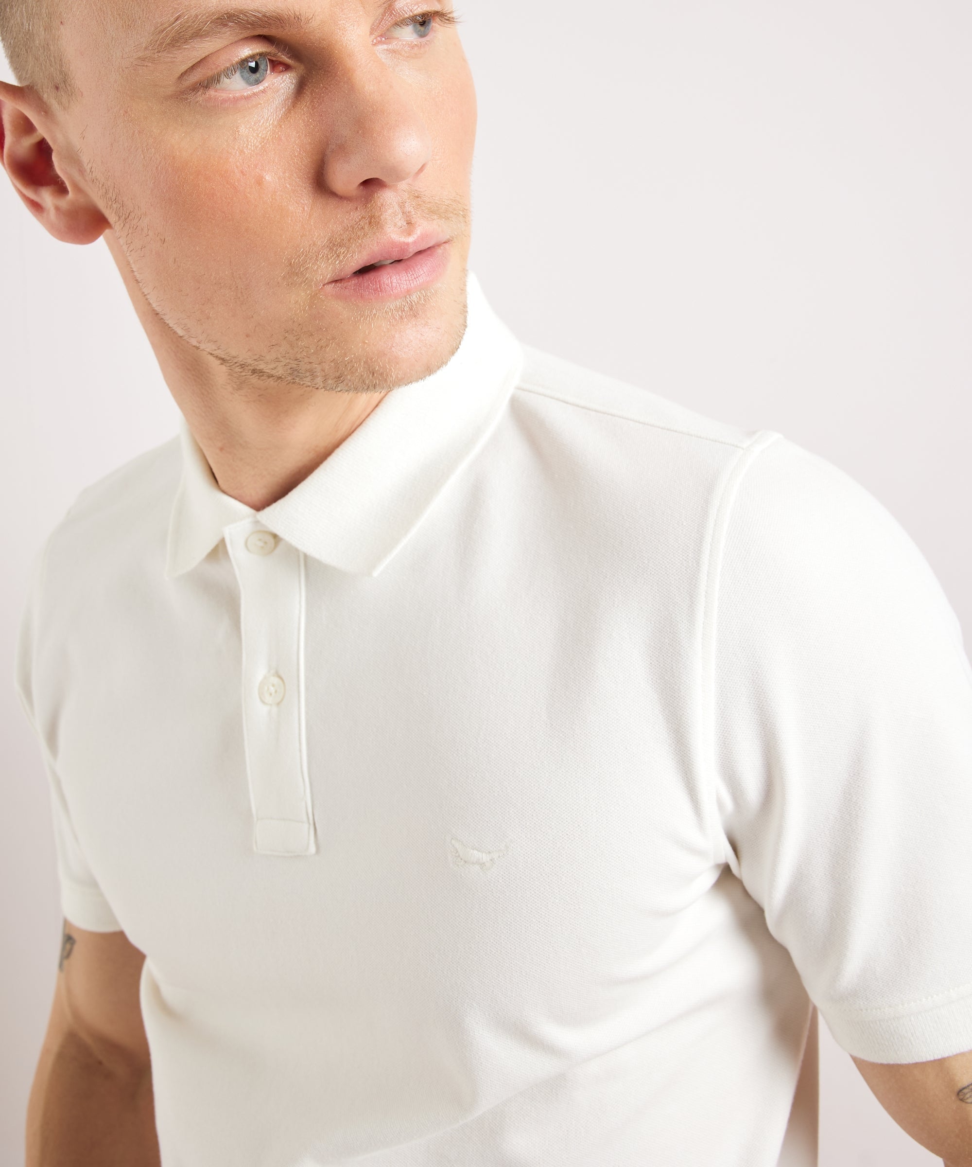Polo homme slim fit stretch