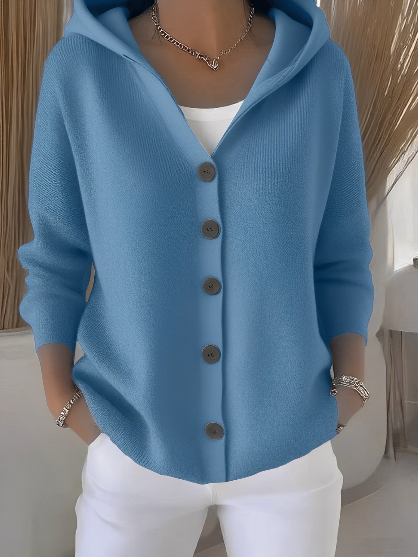 Pull à capuche femme coupe confortable